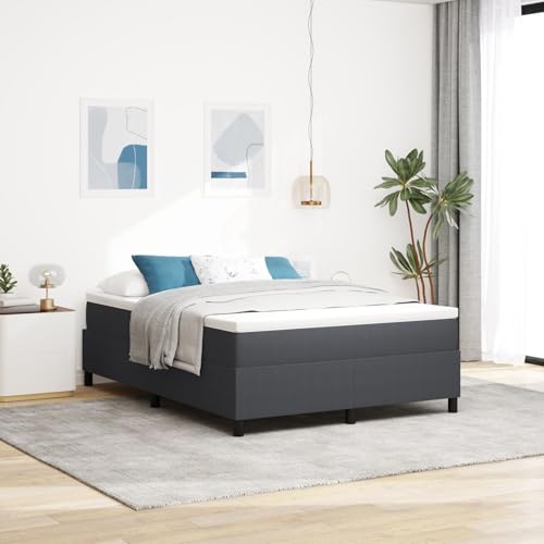 GCHDHAPB Boxspringbett Dunkelgrau 160x200 cm Cordstoff von GCHDHAPB