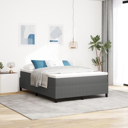 GCHDHAPB Boxspringbett Hellgrau 140x200 cm Cordstoff von GCHDHAPB