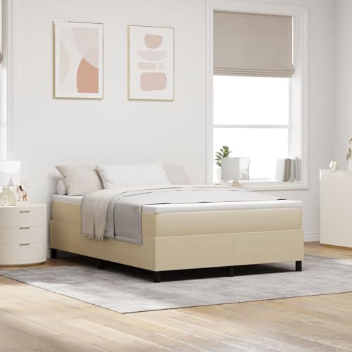 GCHDHAPB Boxspringbett Hellgrün Grau 140x200 cm Cordstoff von GCHDHAPB