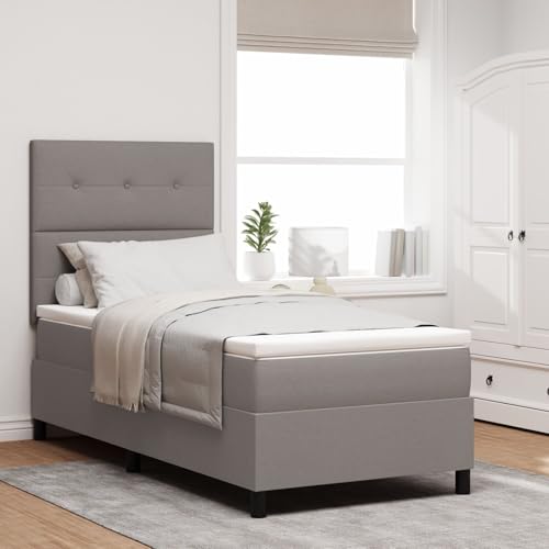 GCHDHAPB Boxspringbett mit Matratze Taupe 80x200 cm Stoff GCHDHAPB Boxspringbett mit Matratze Taupe 80x200 cm Stoff von GCHDHAPB