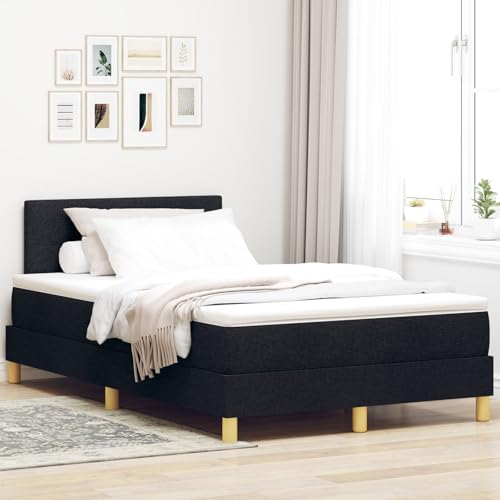 GCHDHAPB Boxspringbett mit Matratze schwarz 120x200cm Stoff von GCHDHAPB