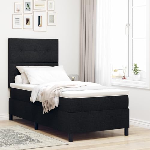 GCHDHAPB Boxspringbett mit Matratze schwarz 80x200cm Stoff GCHDHAPB Boxspringbett mit Matratze schwarz 80x200cm Stoff von GCHDHAPB