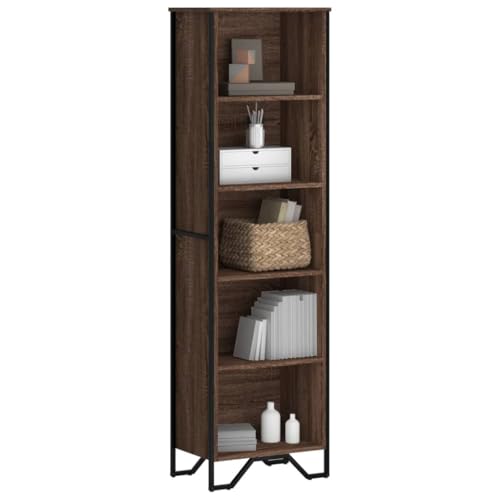 GCHDHAPB Bücherregal, Bücherregal & Standregale, Bücherregal, Braun Eiche, 50 x 31 x 169 cm, Holzwerkstoff GCHDHAPB Bücherregal, Bücherregal & Standregale, Bücherregal, Braun Eiche, 50 x 31 x 169 cm, Holzwerkstoff von GCHDHAPB