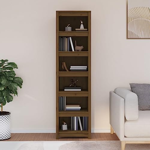 GCHDHAPB Bücherregal & Standregale, Bücherschrank, Honigbraun, 50 x 35 x 183 cm, Massivholz, Kiefer GCHDHAPB Bücherregal & Standregale, Bücherschrank, Honigbraun, 50 x 35 x 183 cm, Massivholz, Kiefer von GCHDHAPB