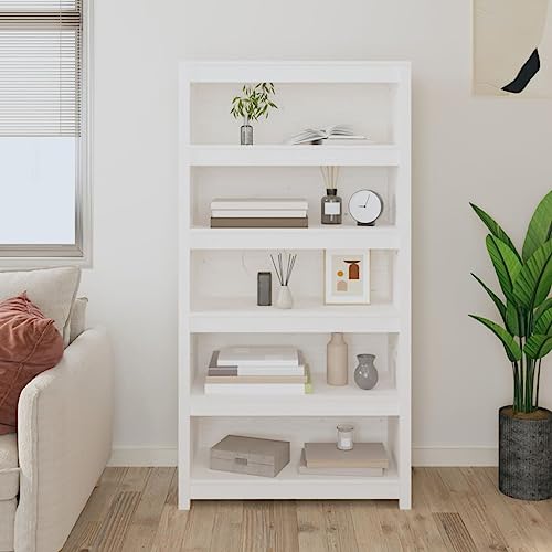 GCHDHAPB Bücherregal & Standregale, Bücherschrank, weiß, 80 x 35 x 154 cm, Massivholz, Kiefer GCHDHAPB Bücherregal & Standregale, Bücherschrank, weiß, 80 x 35 x 154 cm, Massivholz, Kiefer von GCHDHAPB