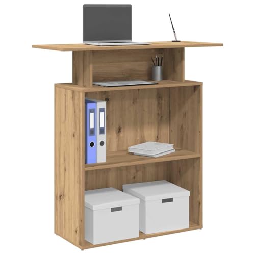 GCHDHAPB Büroschreibtisch-Empfangstisch Artisan Eiche, 100 x 40 x 104 cm, Holzwerkstoff GCHDHAPB Büroschreibtisch-Empfangstisch Artisan Eiche, 100 x 40 x 104 cm, Holzwerkstoff von GCHDHAPB