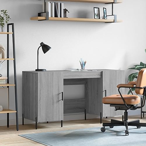 GCHDHAPB Büroschreibtisch-Schreibtisch, Grau, Sonoma, 140 x 50 x 75 cm, Holzwerkstoff GCHDHAPB Büroschreibtisch-Schreibtisch, Grau, Sonoma, 140 x 50 x 75 cm, Holzwerkstoff von GCHDHAPB