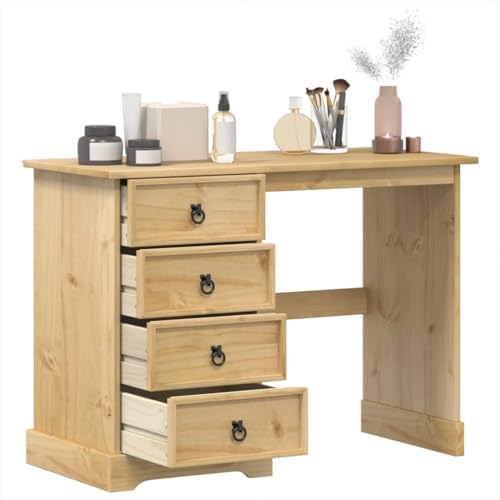 GCHDHAPB Bürotische-Schminktisch Corona 104x47x75cm Massivholz Kiefer GCHDHAPB Bürotische-Schminktisch Corona 104x47x75cm Massivholz Kiefer von GCHDHAPB