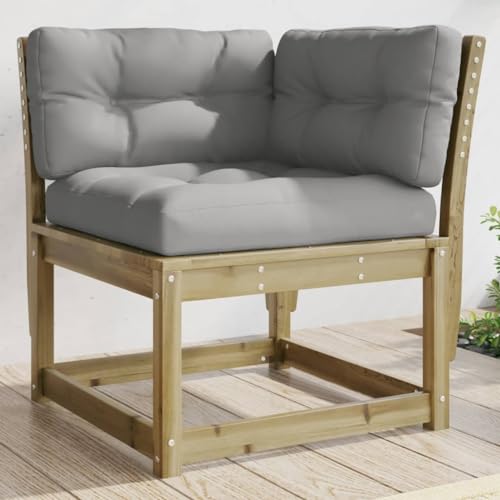 GCHDHAPB Ecksofa mit Kissen Kiefer imprägniert 73x73x78cm von GCHDHAPB