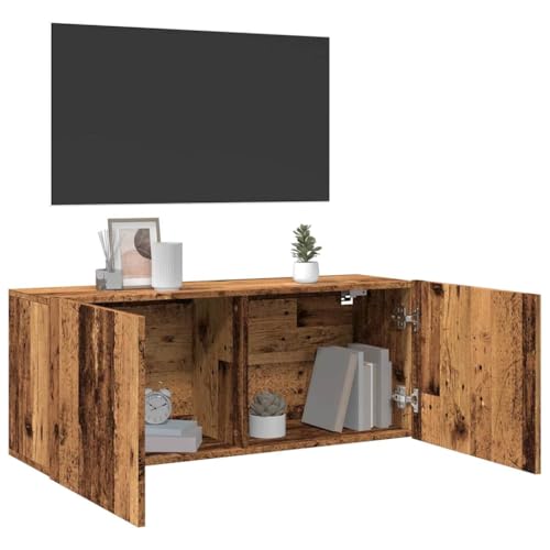GCHDHAPB Entertainment Centers & TV-Stände-TV-Schrank Wandmontage Altes Holz 100x30x41cm GCHDHAPB Entertainment Centers & TV-Stände-TV-Schrank Wandmontage Altes Holz 100x30x41cm von GCHDHAPB
