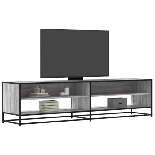 GCHDHAPB Entertainment Centers & TV Stands-TV Schrank Grau Sonoma 180,5x40x46 cm Holzwerkstoff von GCHDHAPB