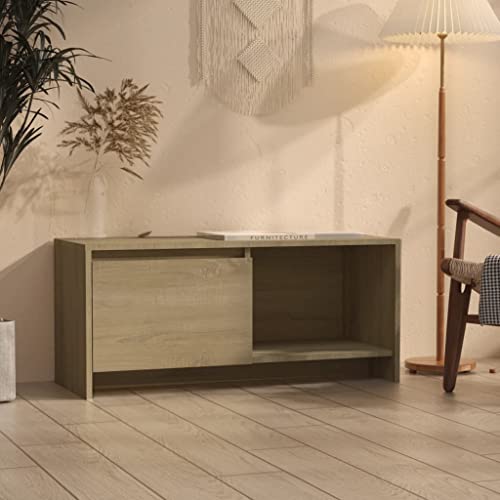 GCHDHAPB Entertainment Centers & TV Stands-TV Schrank Sonoma Eiche 90x35x40 cm Holzwerkstoff GCHDHAPB Entertainment Centers & TV Stands-TV Schrank Sonoma Eiche 90x35x40 cm Holzwerkstoff von GCHDHAPB