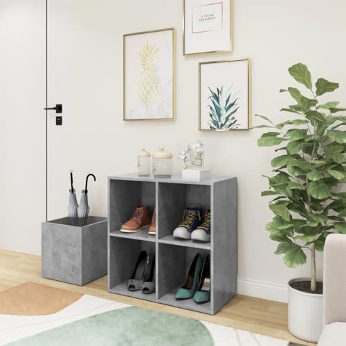 GCHDHAPB Flur Schuhschrank Betongrau 105x35,5x70 cm Holzwerkstoff GCHDHAPB Flur Schuhschrank Betongrau 105x35,5x70 cm Holzwerkstoff von GCHDHAPB