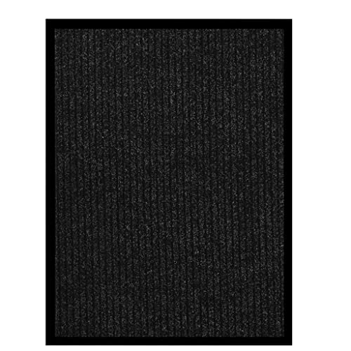 GCHDHAPB Fußmatte gestreift anthrazit 60 x 80 cm Haus & Garten Dekor Fußmatten von GCHDHAPB
