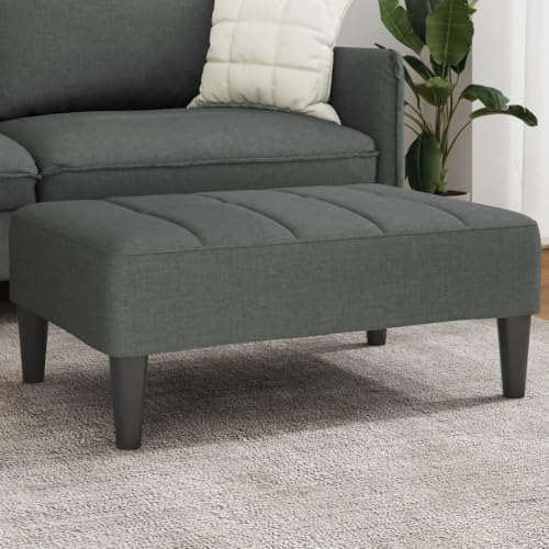 GCHDHAPB Fußstützen-Fußhocker dunkelgrau 77x55x31cm Stoff GCHDHAPB Fußstützen-Fußhocker dunkelgrau 77x55x31cm Stoff von GCHDHAPB