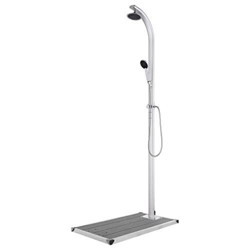 GCHDHAPB Gartendusche mit grauem Boden 220 cm Aluminium Home & Garden Pool & Spa Pool & Spa Zubehör GCHDHAPB Gartendusche mit grauem Boden 220 cm Aluminium Home & Garden Pool & Spa Pool & Spa Zubehör von GCHDHAPB