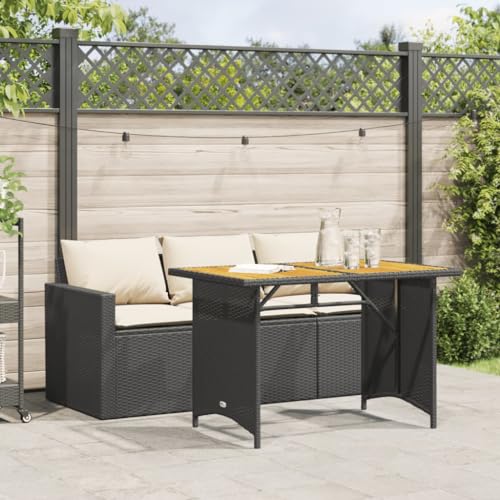 GCHDHAPB Gartenmöbel-Set, 2-teilig, mit Kissen, Polyrattan, Schwarz GCHDHAPB Gartenmöbel-Set, 2-teilig, mit Kissen, Polyrattan, Schwarz von GCHDHAPB