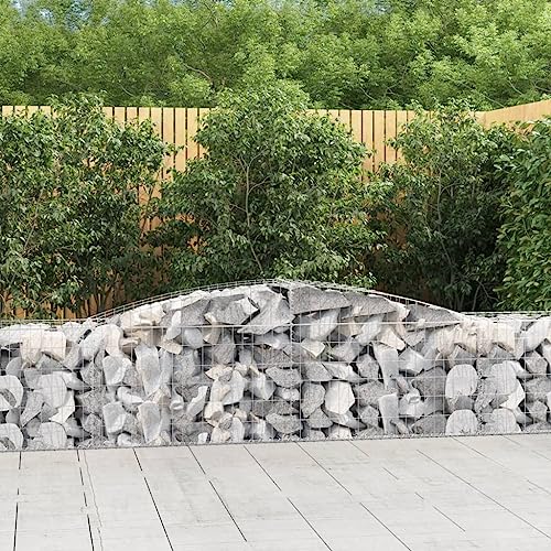 GCHDHAPB Gewölbte Gabionenkörbe, 25 Stück, 400 x 50 x 60/80 cm, verzinktes Eisen, Haus & Garten, Rasen & Garten, Gartentöpfe & Pflanzgefäße GCHDHAPB Gewölbte Gabionenkörbe, 25 Stück, 400 x 50 x 60/80 cm, verzinktes Eisen, Haus & Garten, Rasen & Garten, Gartentöpfe & Pflanzgefäße von GCHDHAPB
