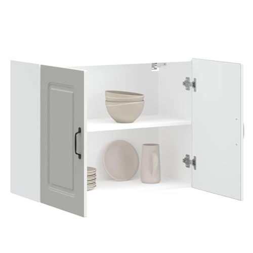 GCHDHAPB Heimschränke und Aufbewahrung, Küchenschränke, Küchenwandschrank, Kalmar, weiß, Holzwerkstoff von GCHDHAPB