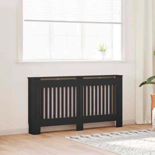 GCHDHAPB Heizkörperverkleidung Schwarz 152x19x81,5cm MDFHome & Garden Haushaltsgeräte Zubehör Heizung Heizkörper Zubehör GCHDHAPB Heizkörperverkleidung Schwarz 152x19x81,5cm MDFHome & Garden Haushaltsgeräte Zubehör Heizung Heizkörper Zubehör von GCHDHAPB