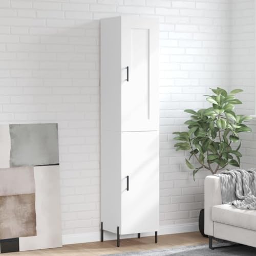 GCHDHAPB Highboard Weiß 34,5 x 34 x 180 cm Holzschränke & Aufbewahrungsbuffets & Sideboards GCHDHAPB Highboard Weiß 34,5 x 34 x 180 cm Holzschränke & Aufbewahrungsbuffets & Sideboards von GCHDHAPB