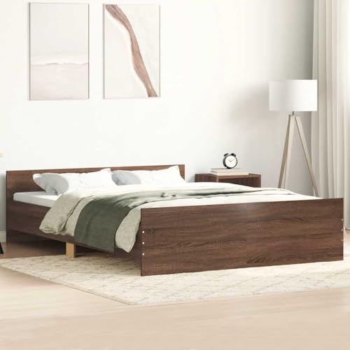 GCHDHAPB Home-Beds & Accessories,Betten & Bettrahmen,Bettrahmen ohne Matratze,Braun Eiche,120x200cm GCHDHAPB Home-Beds & Accessories,Betten & Bettrahmen,Bettrahmen ohne Matratze,Braun Eiche,120x200cm von GCHDHAPB