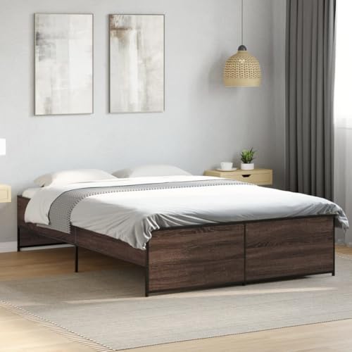 GCHDHAPB Home-Beds & Accessories,Betten & Bettrahmen,Bettrahmen ohne Matratze,Braun Eiche,120x200cm GCHDHAPB Home-Beds & Accessories,Betten & Bettrahmen,Bettrahmen ohne Matratze,Braun Eiche,120x200cm von GCHDHAPB