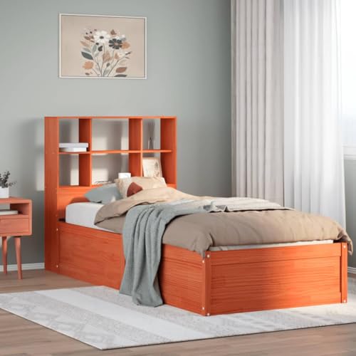 GCHDHAPB Home-Beds & Accessories,Betten & Bettrahmen,Bettrahmen ohne Matratze Wachs braun 90x190 cm Einzelbett Massivholz Kiefer GCHDHAPB Home-Beds & Accessories,Betten & Bettrahmen,Bettrahmen ohne Matratze Wachs braun 90x190 cm Einzelbett Massivholz Kiefer von GCHDHAPB