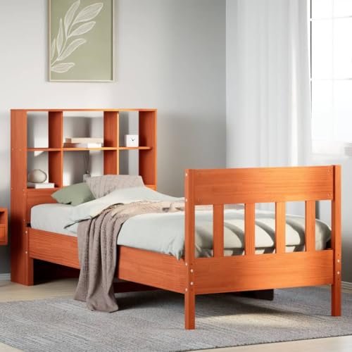 GCHDHAPB Home-Beds & Accessories,Betten & Bettrahmen,Bettrahmen ohne Matratze Wachs braun 90x200 cm Massivholz Kiefer GCHDHAPB Home-Beds & Accessories,Betten & Bettrahmen,Bettrahmen ohne Matratze Wachs braun 90x200 cm Massivholz Kiefer von GCHDHAPB