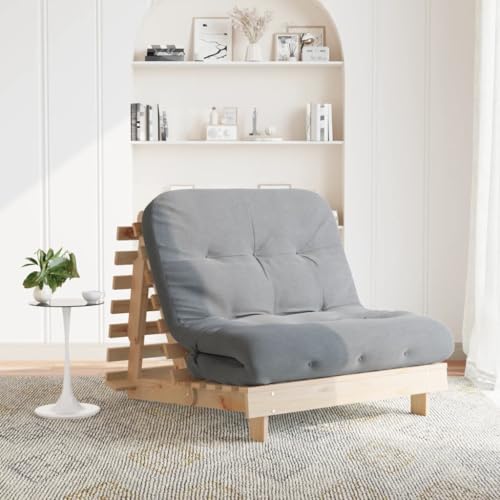 GCHDHAPB Home-Futons Futon Schlafsofa mit Matratze 100x206x11 cm Massivholz Kiefer von GCHDHAPB