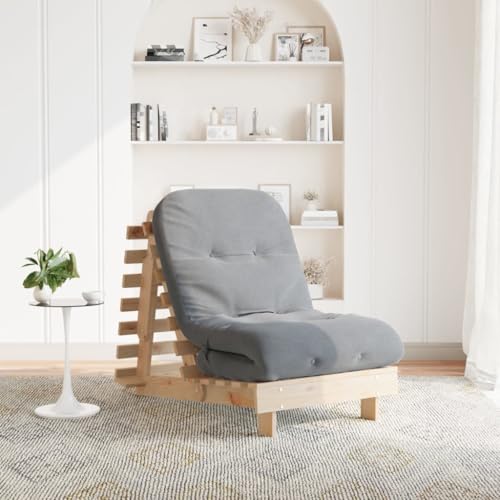GCHDHAPB Home-Futons Futon Schlafsofa mit Matratze 70x206x11 cm Massivholz Kiefer von GCHDHAPB