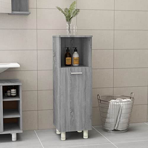 GCHDHAPB Home Möbel Sets Badmöbel Badmöbel Badschrank Badschrank Grau Sonoma 30x30x95cm Ingenieurholz GCHDHAPB Home Möbel Sets Badmöbel Badmöbel Badschrank Badschrank Grau Sonoma 30x30x95cm Ingenieurholz von GCHDHAPB