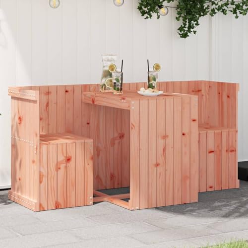 GCHDHAPB Home-Outdoor Home-Outdoor Möbel-Set, Balkon-Set, 2-Sitzer, Massivholz, Douglas von GCHDHAPB