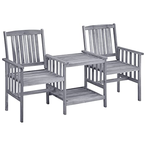 GCHDHAPB Home-Outdoor Home-Outdoor Möbel Sets Gartenstühle mit Teetisch 159x61x92cm Akazienholz massiv von GCHDHAPB
