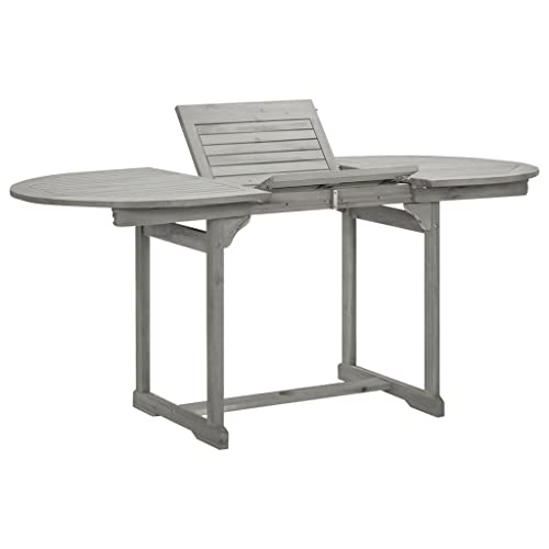 GCHDHAPB Home-Outdoor Home-Outdoor Tische Garten Esstisch (120-170) x80x75cm Akazienholz massiv von GCHDHAPB
