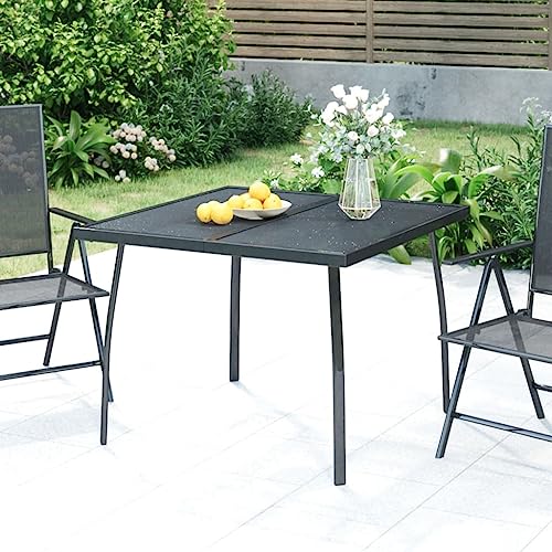 GCHDHAPB Home-Outdoor Home-Outdoor Tische Gartentisch Anthrazit 100x100x72cm Stahlgitter GCHDHAPB Home-Outdoor Home-Outdoor Tische Gartentisch Anthrazit 100x100x72cm Stahlgitter von GCHDHAPB
