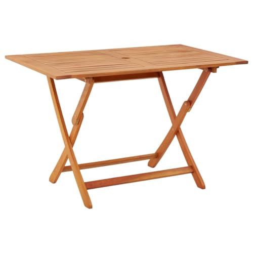 GCHDHAPB Home-Outdoor Home-Outdoor Tische Klapptisch Gartentisch 120x70x75cm Massives Eukalyptusholz von GCHDHAPB