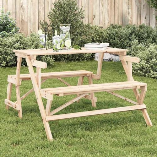GCHDHAPB Home-Outdoor Home-Outdoor Tische Picknicktisch mit Bänken Massivholz Tanne 2-in-1 umwandelbar GCHDHAPB Home-Outdoor Home-Outdoor Tische Picknicktisch mit Bänken Massivholz Tanne 2-in-1 umwandelbar von GCHDHAPB