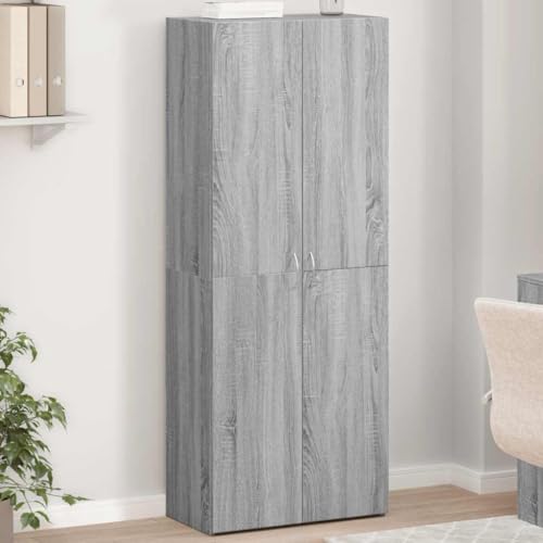 GCHDHAPB Home Schränke und Aufbewahrung, Aktenschrank, Aktenschrank, grauer Schrank Sonoma, 60 x 32 x 153 cm, aus Holz von GCHDHAPB
