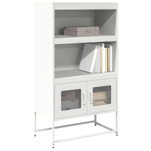 GCHDHAPB Home-Schränke & Aufbewahrung, Buffets & Sideboards, Highboard Weiß, 68 x 39 x 123 cm, Stahl von GCHDHAPB