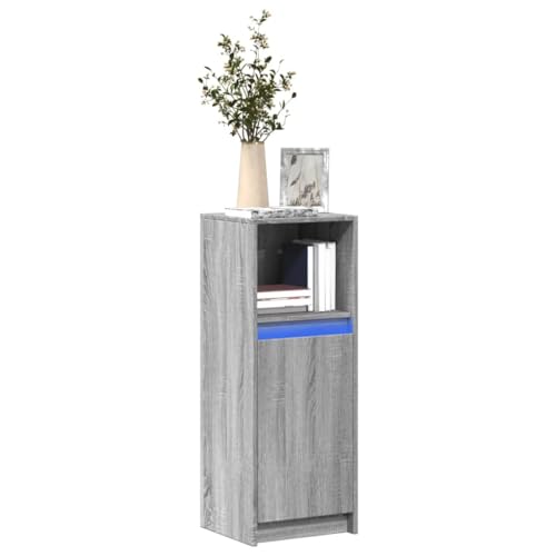 GCHDHAPB Home-Schränke & Aufbewahrung, Buffets & Sideboards, Sideboard mit LED, Grau Sonoma 38x34x100 cm, Holzwerkstoff GCHDHAPB Home-Schränke & Aufbewahrung, Buffets & Sideboards, Sideboard mit LED, Grau Sonoma 38x34x100 cm, Holzwerkstoff von GCHDHAPB