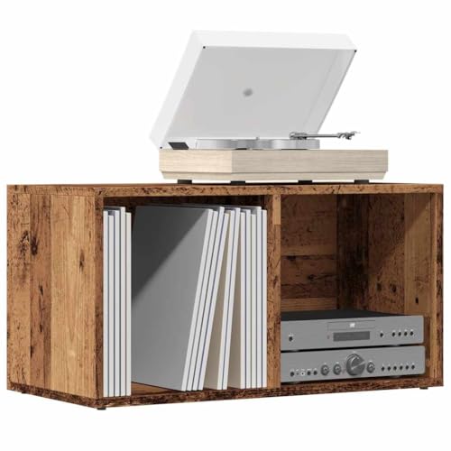 GCHDHAPB Home-Schränke und Aufbewahrung, Medien-Aufbewahrungsschränke und -regale, LP-Aufbewahrungsbox, altes Holz, 69,5 x 34 x 36 cm, Holzwerkstoff GCHDHAPB Home-Schränke und Aufbewahrung, Medien-Aufbewahrungsschränke und -regale, LP-Aufbewahrungsbox, altes Holz, 69,5 x 34 x 36 cm, Holzwerkstoff von GCHDHAPB