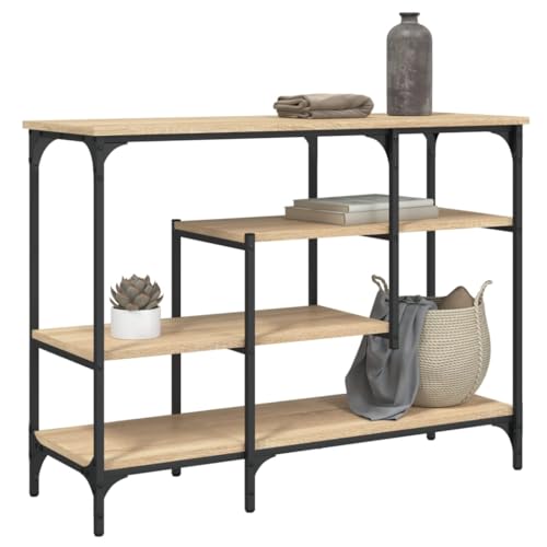 GCHDHAPB Home-Tische, Akzenttische, Beistelltische, Konsolentisch mit Regalen, Sonoma-Eiche, 100 x 35 x 75 cm GCHDHAPB Home-Tische, Akzenttische, Beistelltische, Konsolentisch mit Regalen, Sonoma-Eiche, 100 x 35 x 75 cm von GCHDHAPB