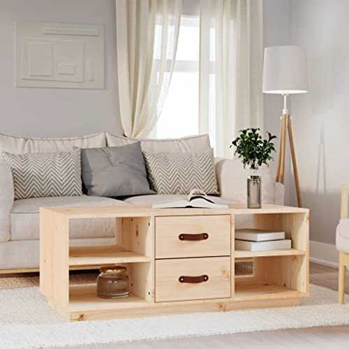 GCHDHAPB Home-Tische, Akzenttische, Couchtische, Couchtisch, 100 x 50 x 41 cm, Massivholz, Kiefer GCHDHAPB Home-Tische, Akzenttische, Couchtische, Couchtisch, 100 x 50 x 41 cm, Massivholz, Kiefer von GCHDHAPB