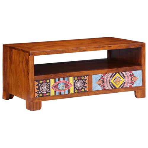 GCHDHAPB Home-Tische, Akzenttische, Couchtische, Couchtisch, 90 x 50 x 40 cm, Massivholz, Akazie GCHDHAPB Home-Tische, Akzenttische, Couchtische, Couchtisch, 90 x 50 x 40 cm, Massivholz, Akazie von GCHDHAPB