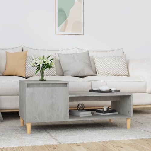 GCHDHAPB Home-Tische, Akzenttische, Couchtische, Couchtisch, Betongrau, 100 x 50 x 45 cm, Holzwerkstoff GCHDHAPB Home-Tische, Akzenttische, Couchtische, Couchtisch, Betongrau, 100 x 50 x 45 cm, Holzwerkstoff von GCHDHAPB
