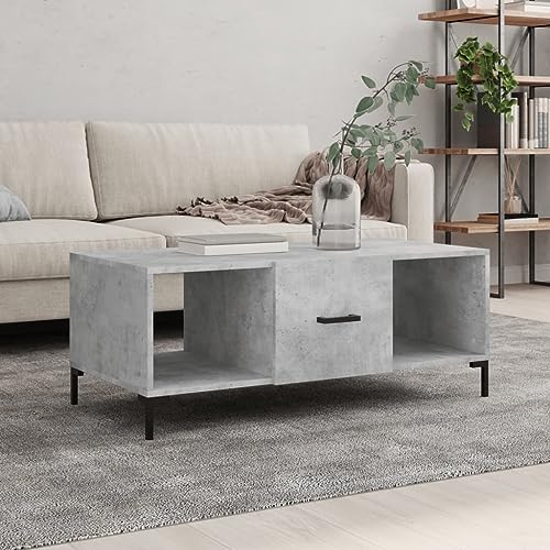 GCHDHAPB Home-Tische, Akzenttische, Couchtische, Couchtisch, Betongrau, 102 x 50 x 40 cm, Holzwerkstoff GCHDHAPB Home-Tische, Akzenttische, Couchtische, Couchtisch, Betongrau, 102 x 50 x 40 cm, Holzwerkstoff von GCHDHAPB