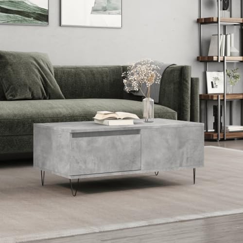 GCHDHAPB Home-Tische, Akzenttische, Couchtische, Couchtisch, Betongrau, 90 x 50 x 36,5 cm, Holzwerkstoff GCHDHAPB Home-Tische, Akzenttische, Couchtische, Couchtisch, Betongrau, 90 x 50 x 36,5 cm, Holzwerkstoff von GCHDHAPB