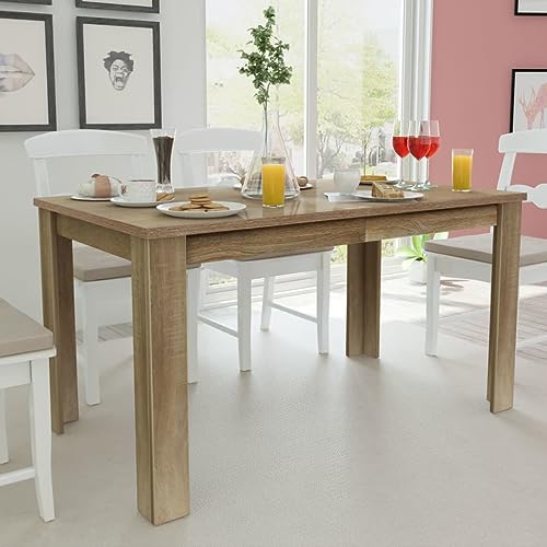 GCHDHAPB Home-Tische, Küchen- und Esszimmertische, Esstisch, 140 x 80 x 75 cm, Eiche GCHDHAPB Home-Tische, Küchen- und Esszimmertische, Esstisch, 140 x 80 x 75 cm, Eiche von GCHDHAPB