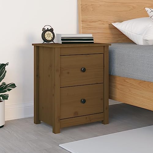 GCHDHAPB Home Tische, Nachttische, Nachttisch Honig Braun 50x35x61,5 cm Massivholz Kiefer GCHDHAPB Home Tische, Nachttische, Nachttisch Honig Braun 50x35x61,5 cm Massivholz Kiefer von GCHDHAPB